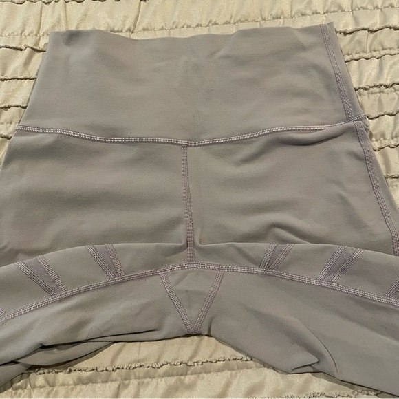 Lululemon Wunder Under Pant Legging High Rise Tech Mesh 28" Dark Chrome 6 W5BY4S - Picture 4 of 10